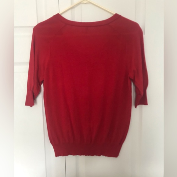 Vintage Hermes Cotton Silk Cardigan, sized 38 EUC - Picture 5 of 12